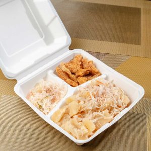 Clamshells Biodegradables de Bagazo – Envases para Llevar