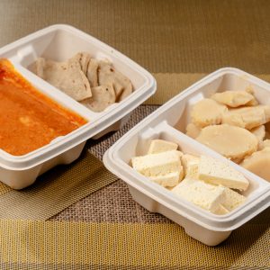 Contenedores Biodegradables de Bagazo – Con Tapa